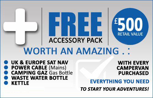 Calder Campers Ltd's FREE accessory pack'