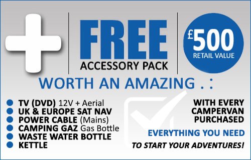 Calder Campers Ltd's FREE accessory pack'
