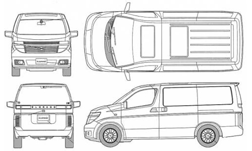 Nissan Elgrand Dimensions